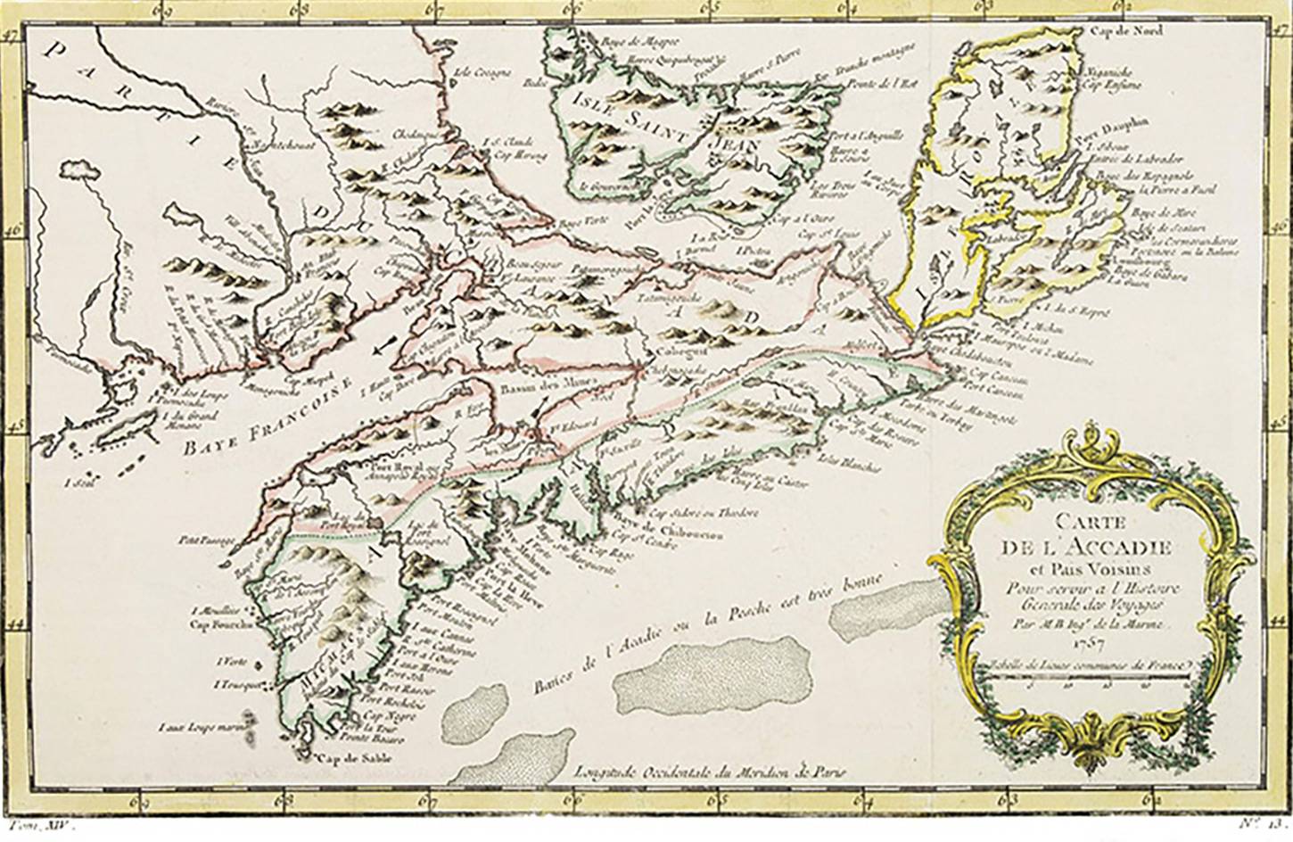 Carte De L'Accadie